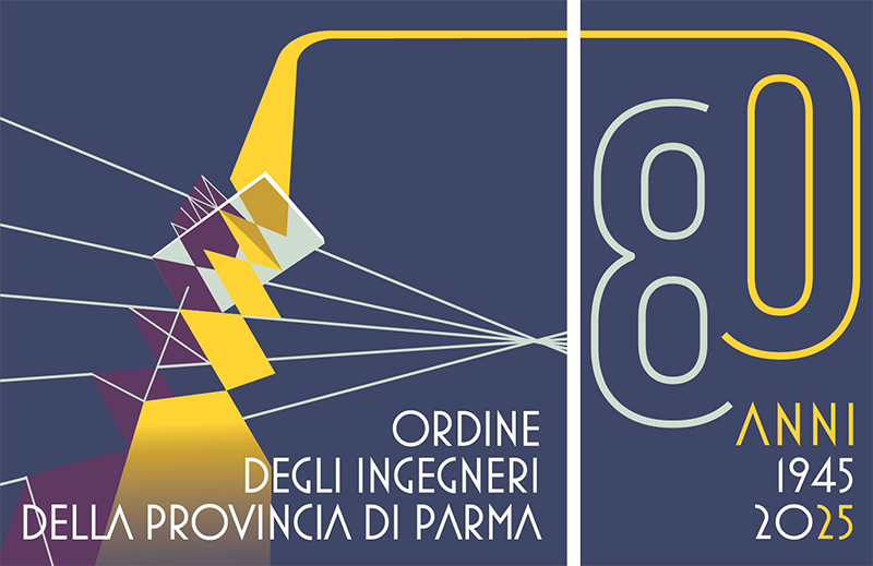 logo Ordine degli Ingegneri della Provincia di Parma - Ottanta anni 1945-2025 logo Ordine degli Ingegneri della Provincia di Parma - Ottanta anni 1945-2025